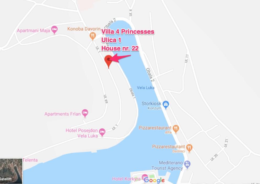Villa 4 Princesses Vela Luka Kültér fotó